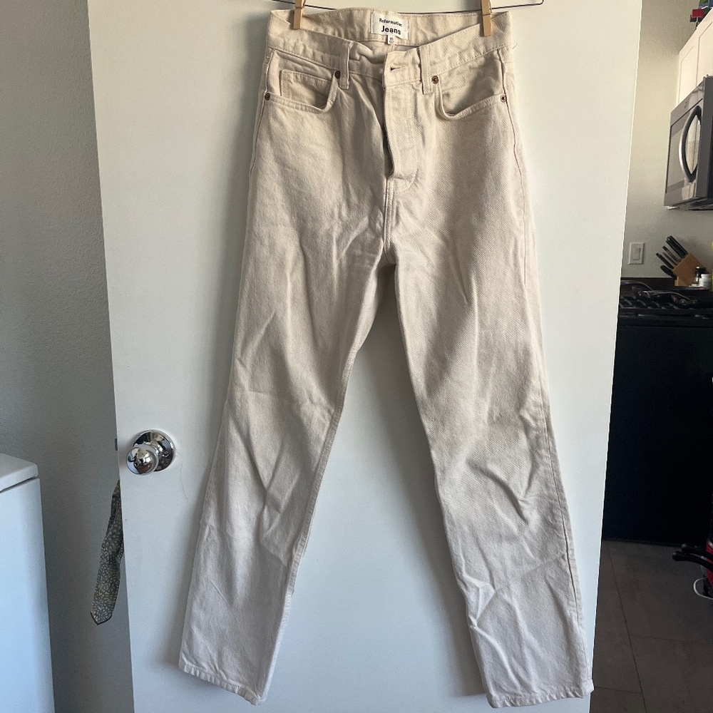 Straight leg jeans